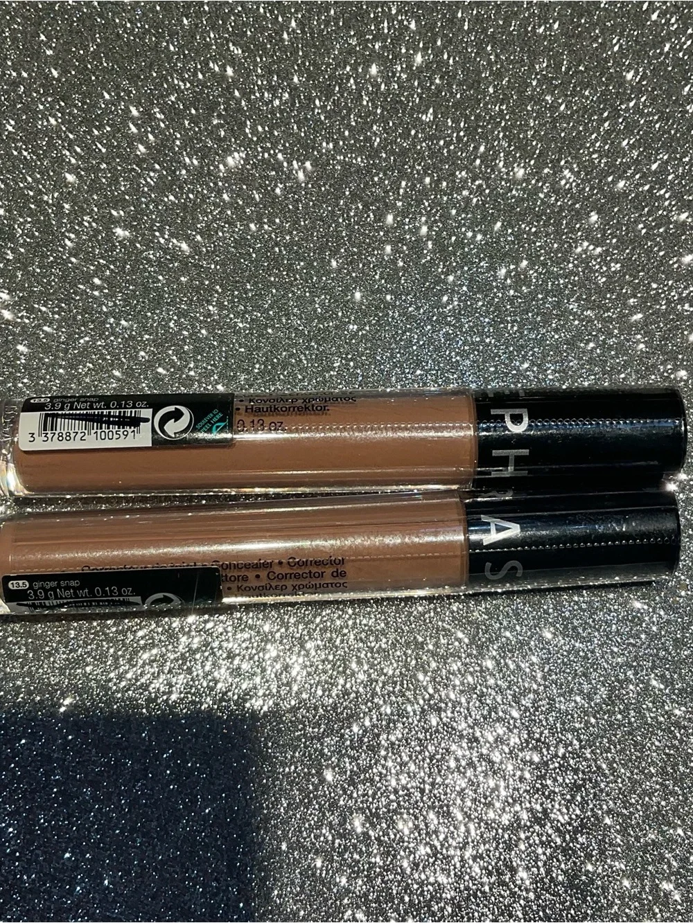 2- NEW SEPHORA Bright Future Gel Serum Concealer #13.5 GINGER SNAP sealed